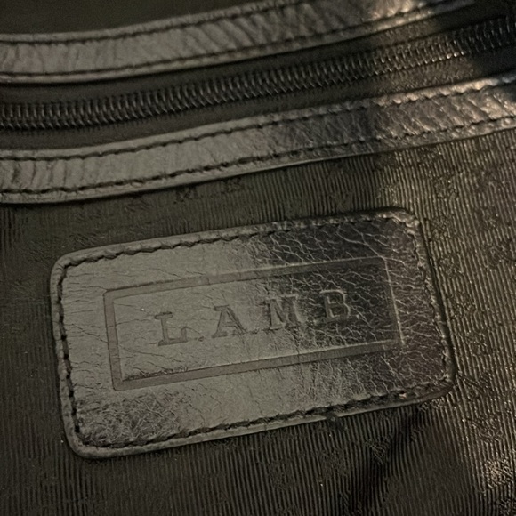 Vintage Lamb grey handbag. Large size - Picture 10 of 16